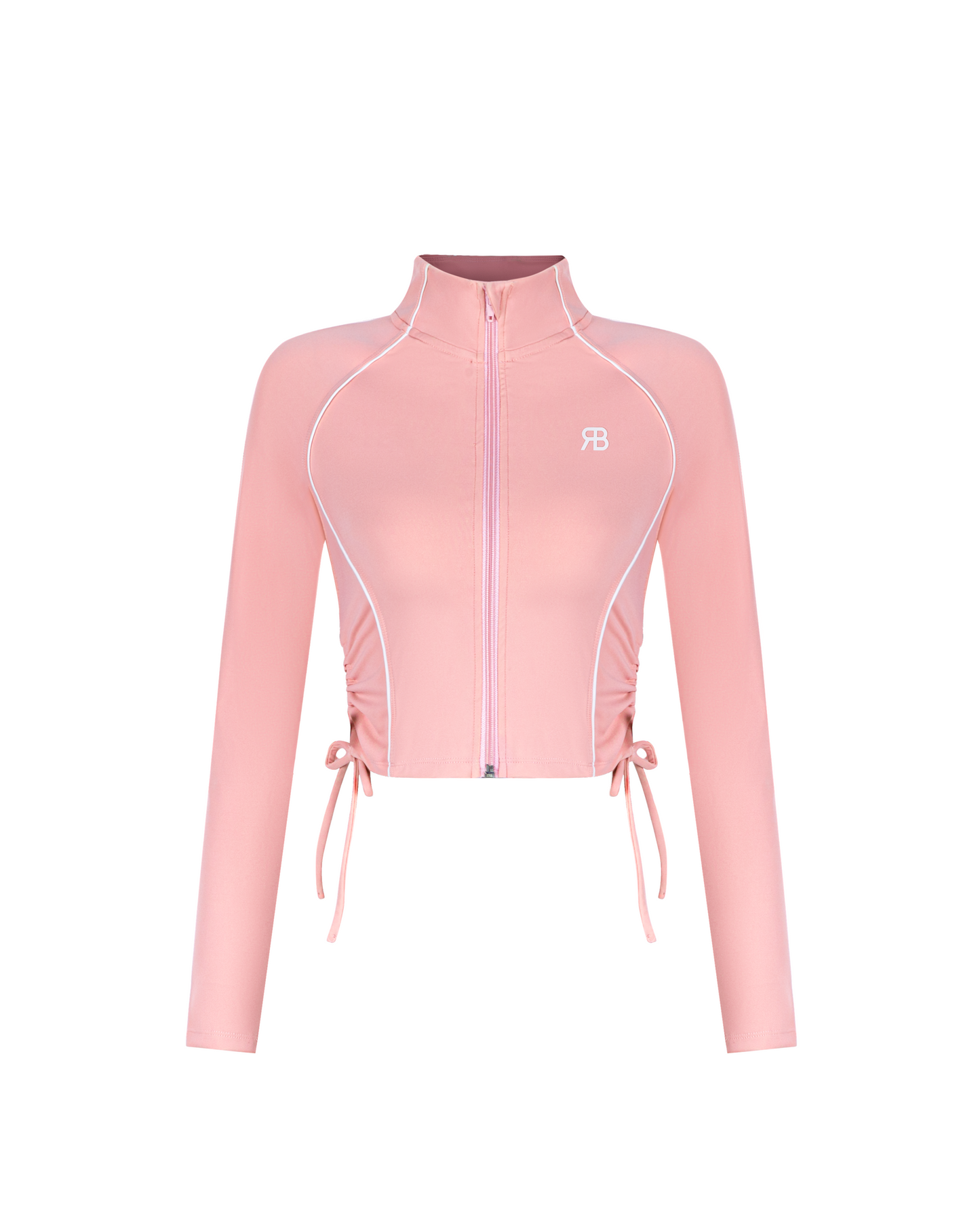 LuxFit Adjustable Drawstring Cropped Jacket