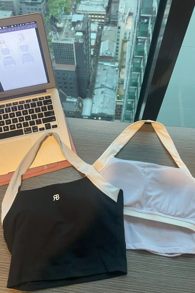 REBN BLAIR HALTER CROP TOP – LUXFIT