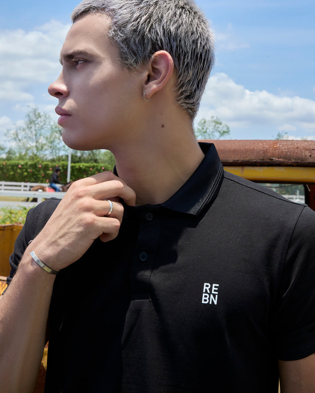 REBN Basic SlimFit Polo