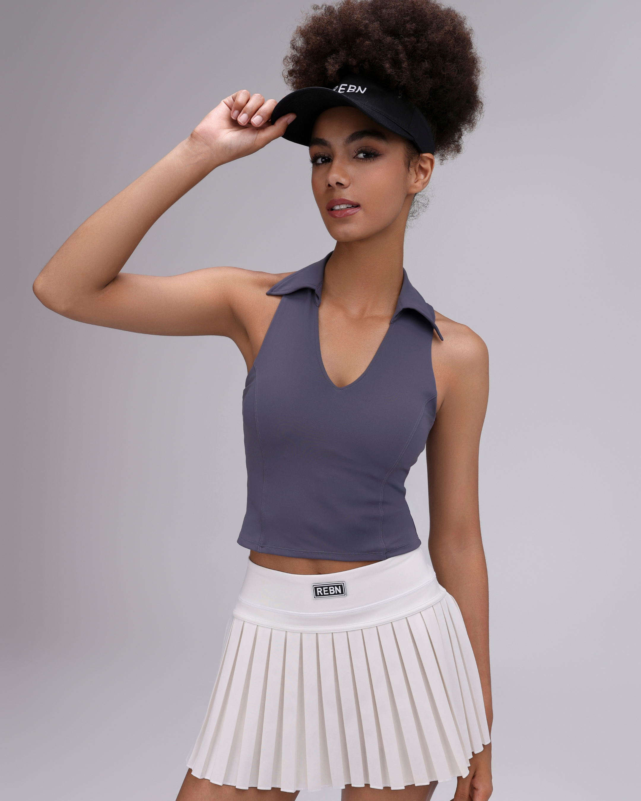 FANCY Collar Top - LuxFit