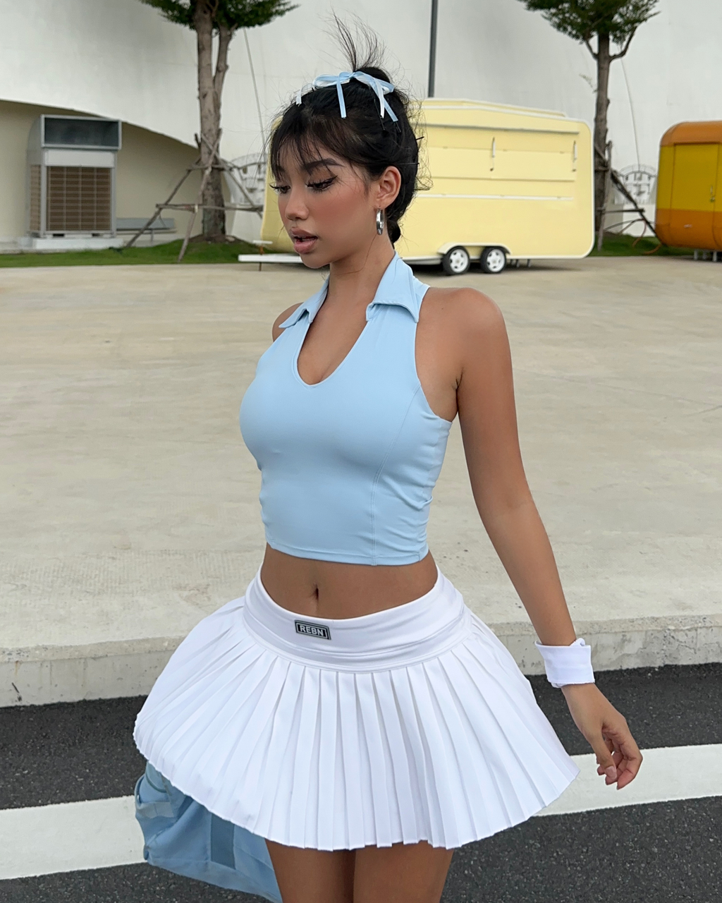FANCY Collar Top - LuxFit