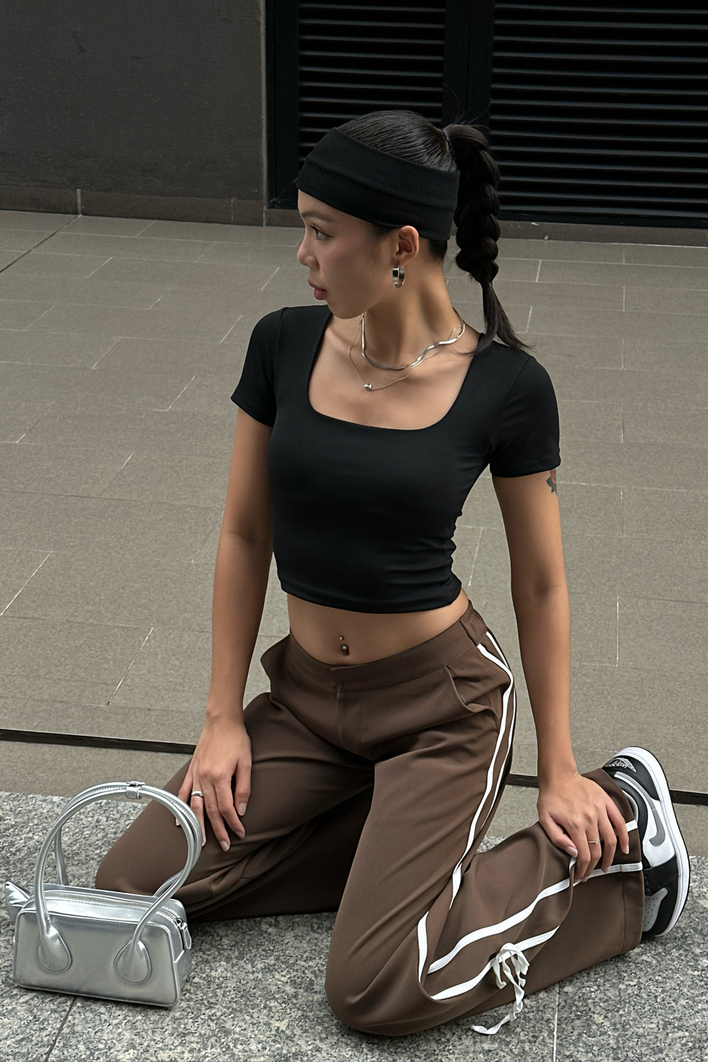 Nina LuxFit Cut Out Top