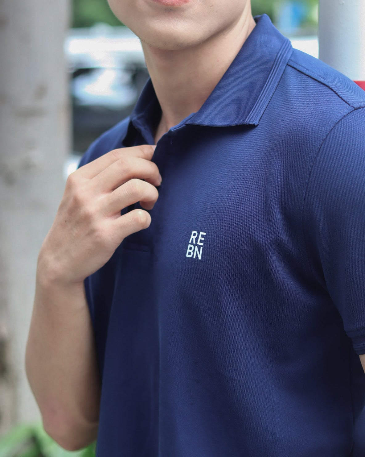 REBN Basic SlimFit Polo