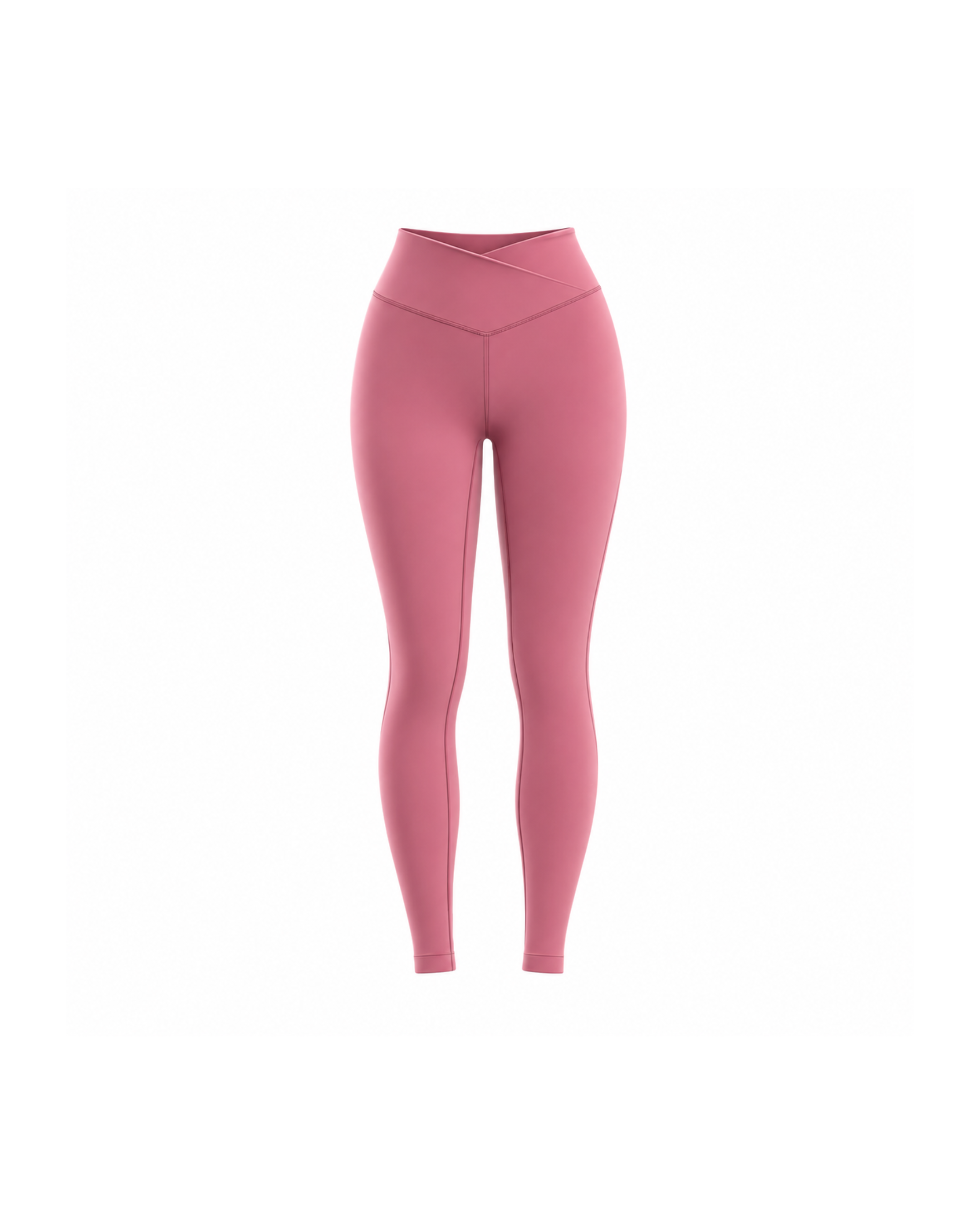 V-Waist Crossover High Rise Leggings