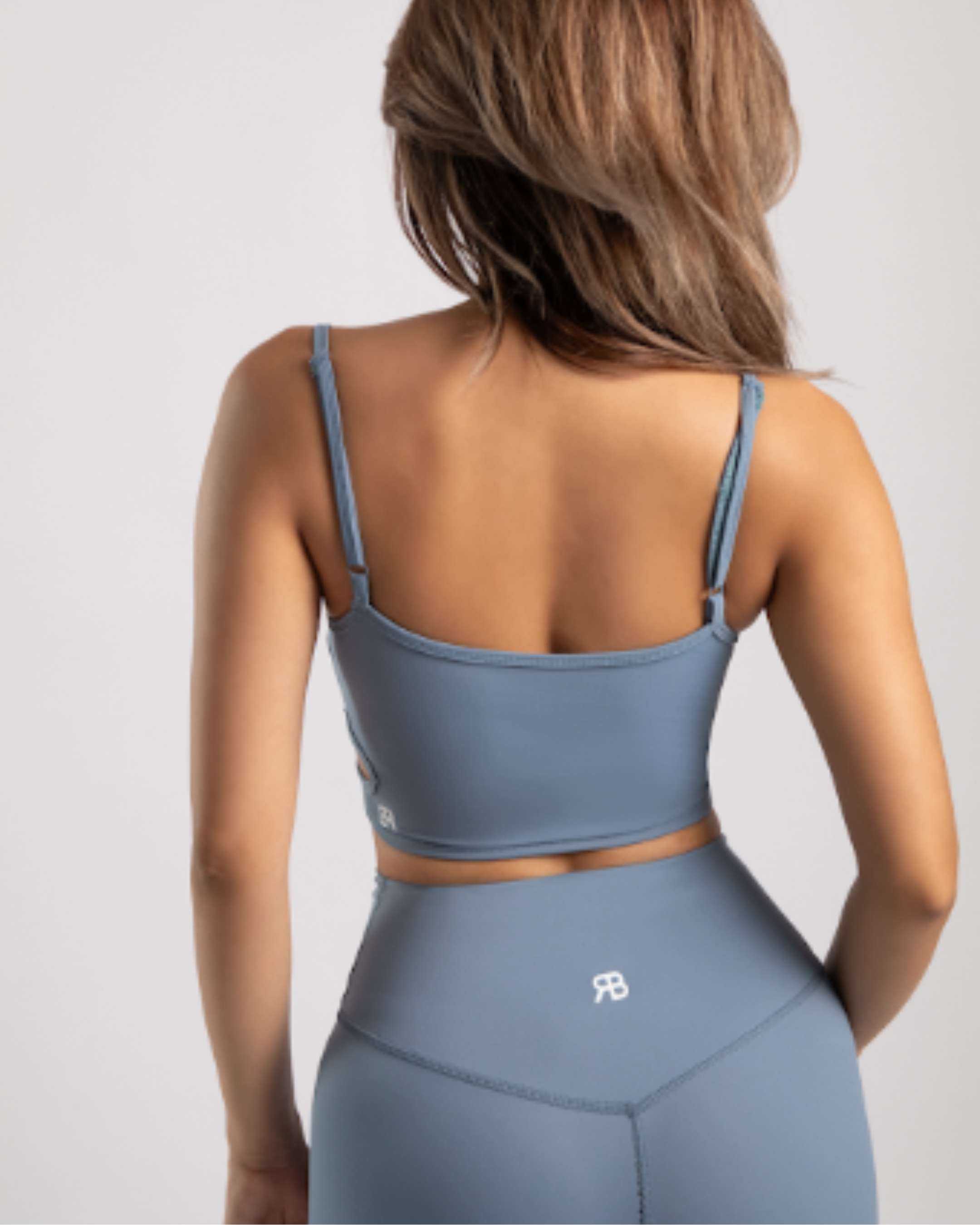 Unique LuxFit Twisted-Front Sports Bra