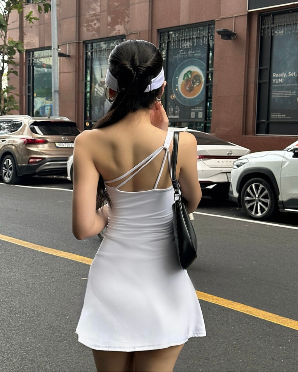 Ace One Shoulder Tennis Dress