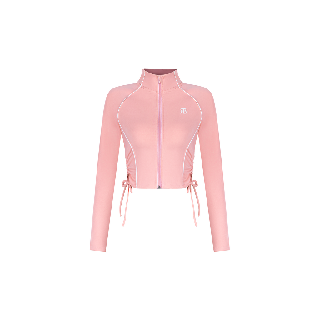 Drawstring Cropped Jacket