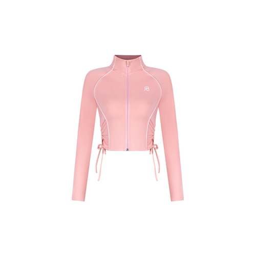 Drawstring Cropped Jacket