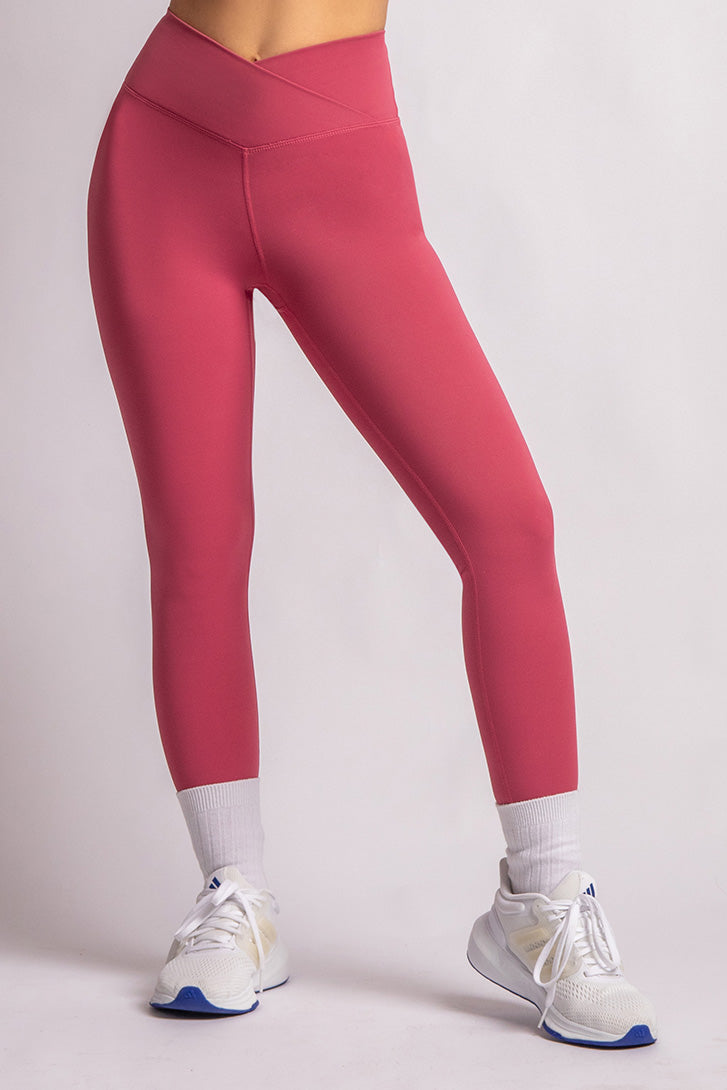 LuxFit V-Waist Crossover High Rise Leggings