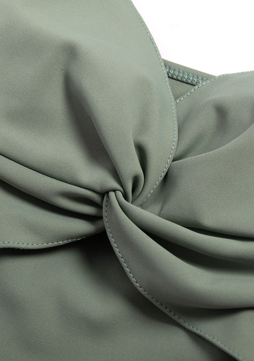 Unique LuxFit Twisted-Front Sports Bra