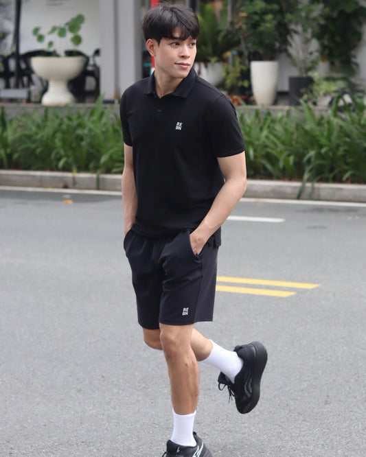 REBN Basic SlimFit Polo