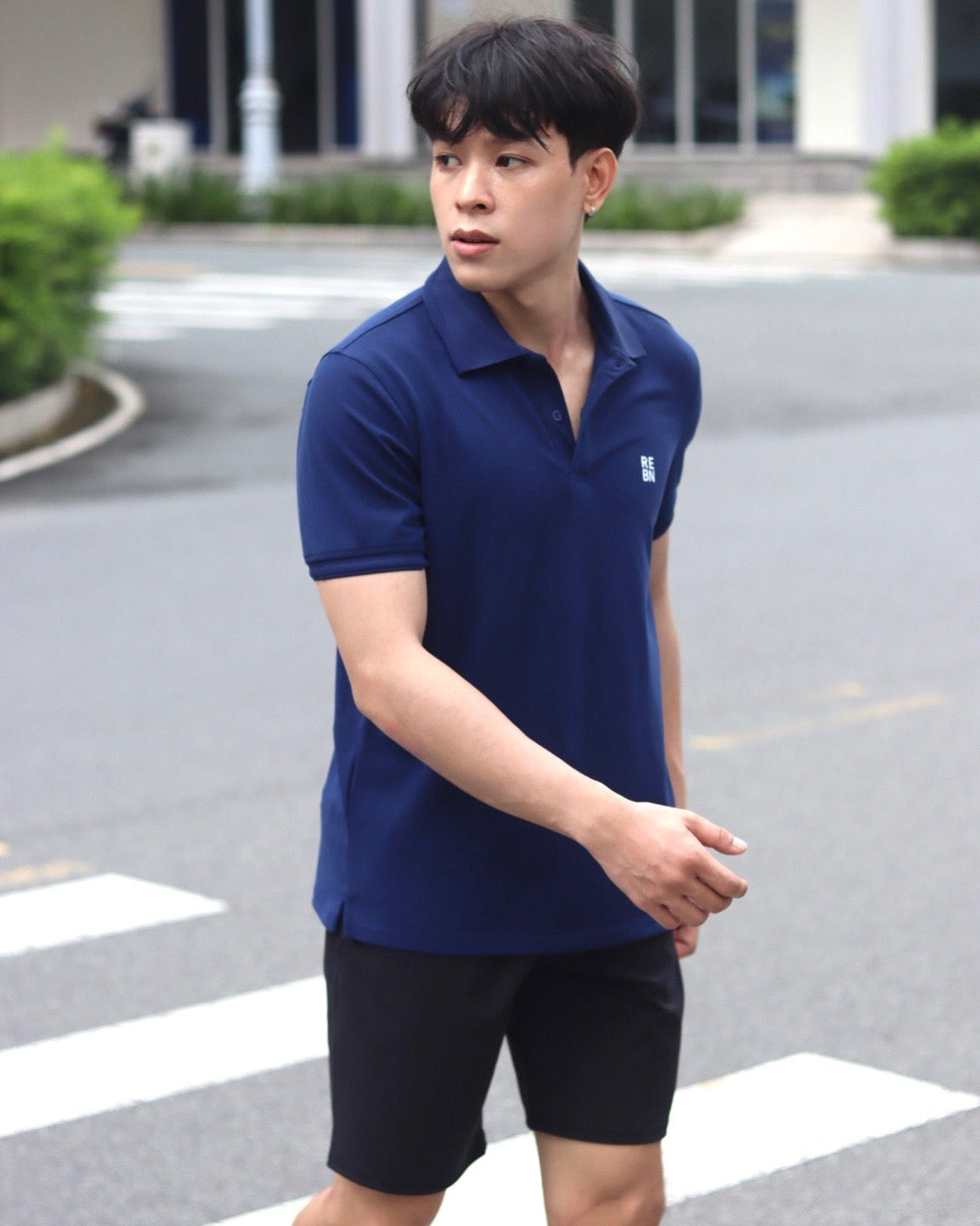 REBN Basic SlimFit Polo