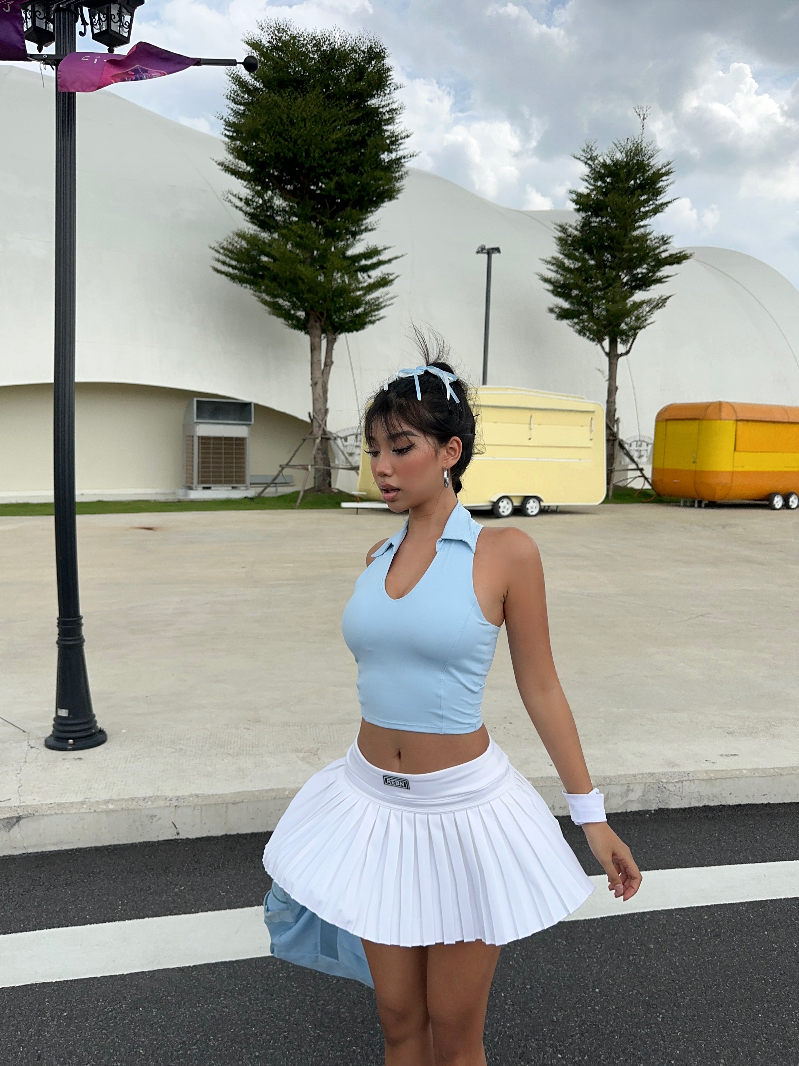 REBN Pleated Tennis Skirt