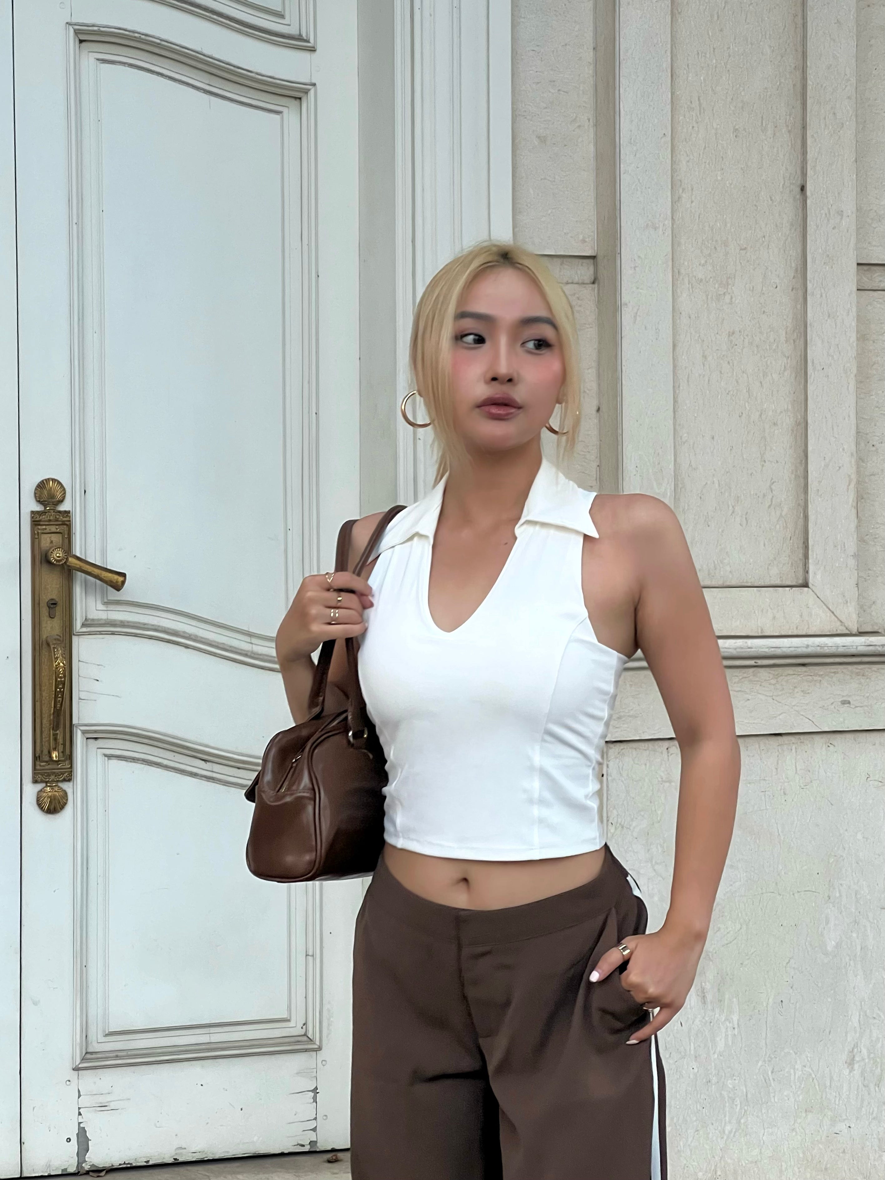 FANCY Collar Top - LuxFit