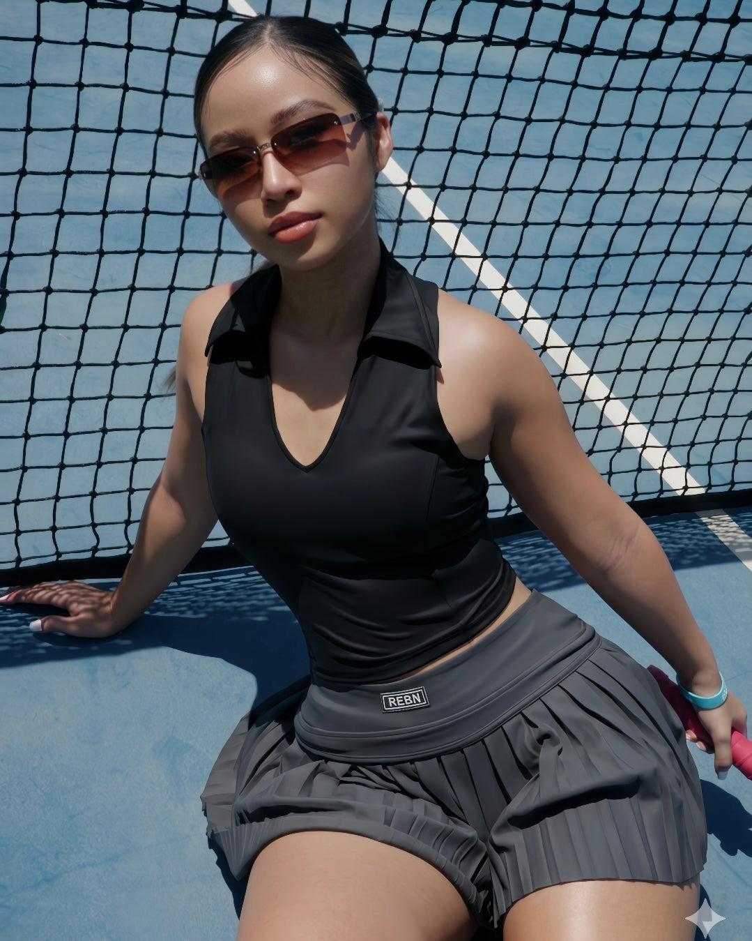 REBN Pleated Tennis Skirt
