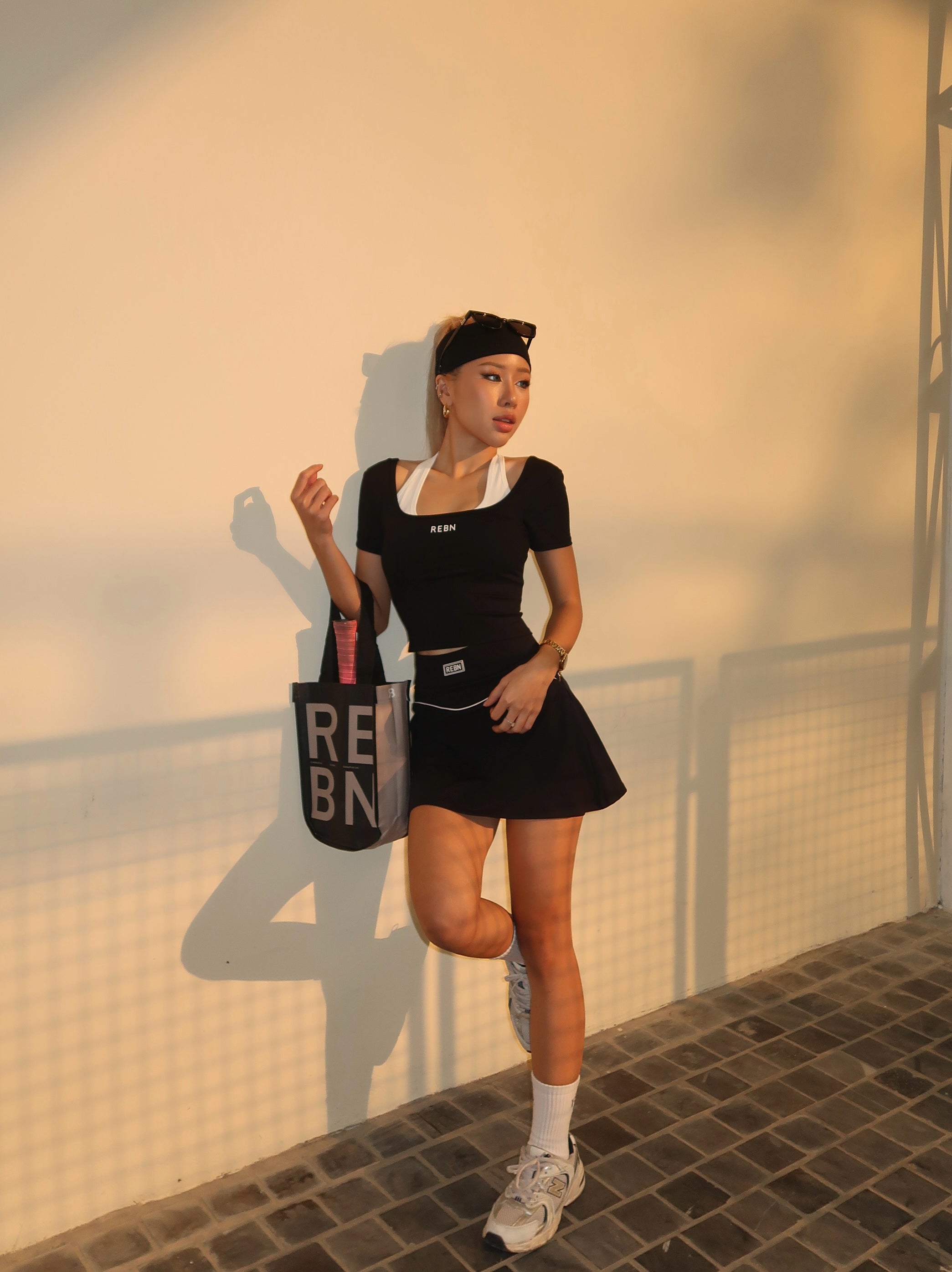 Courtside Luxfit Tennis Top