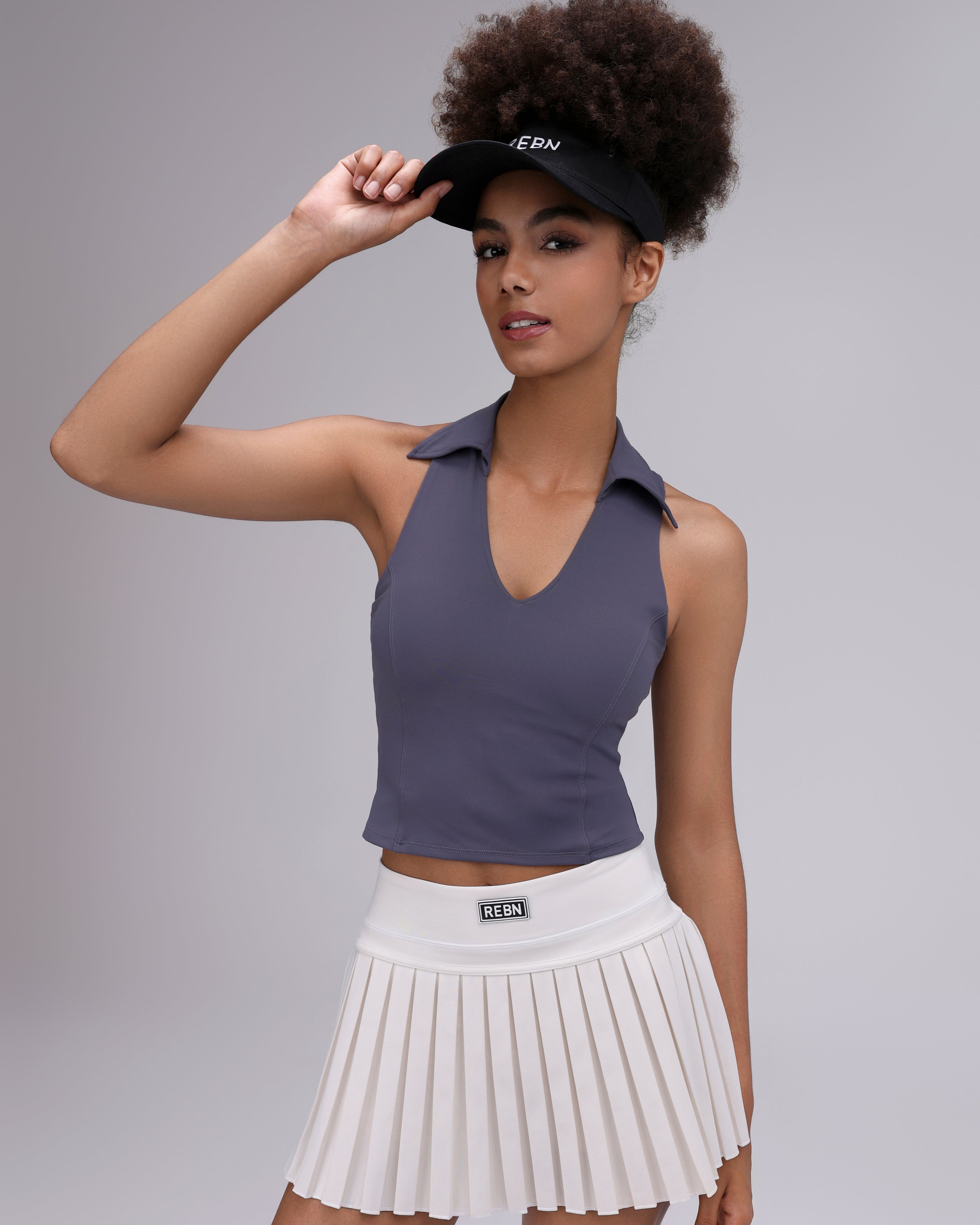FANCY Collar Top - LuxFit
