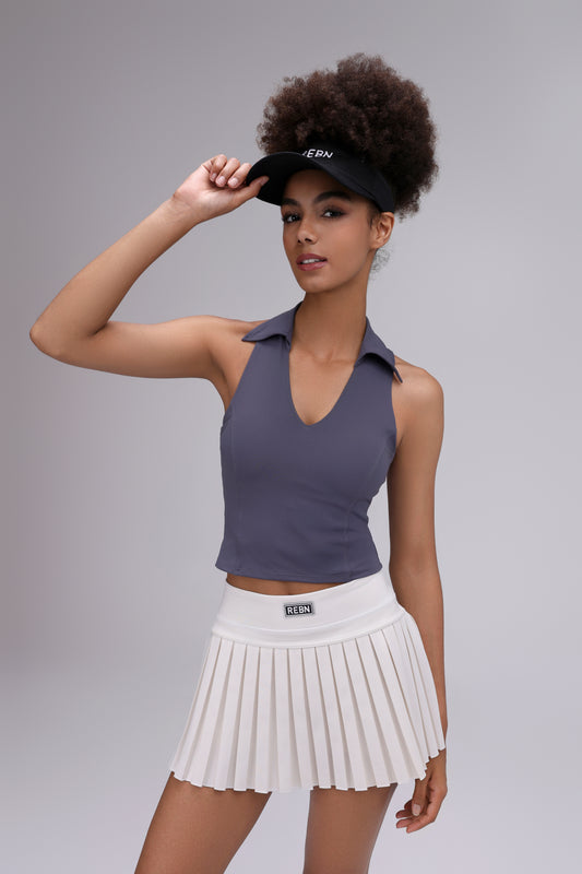 FANCY Collar Top - LuxFit