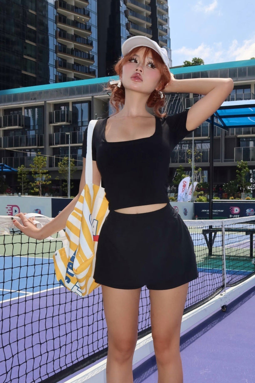 Nina LuxFit Cut Out Top