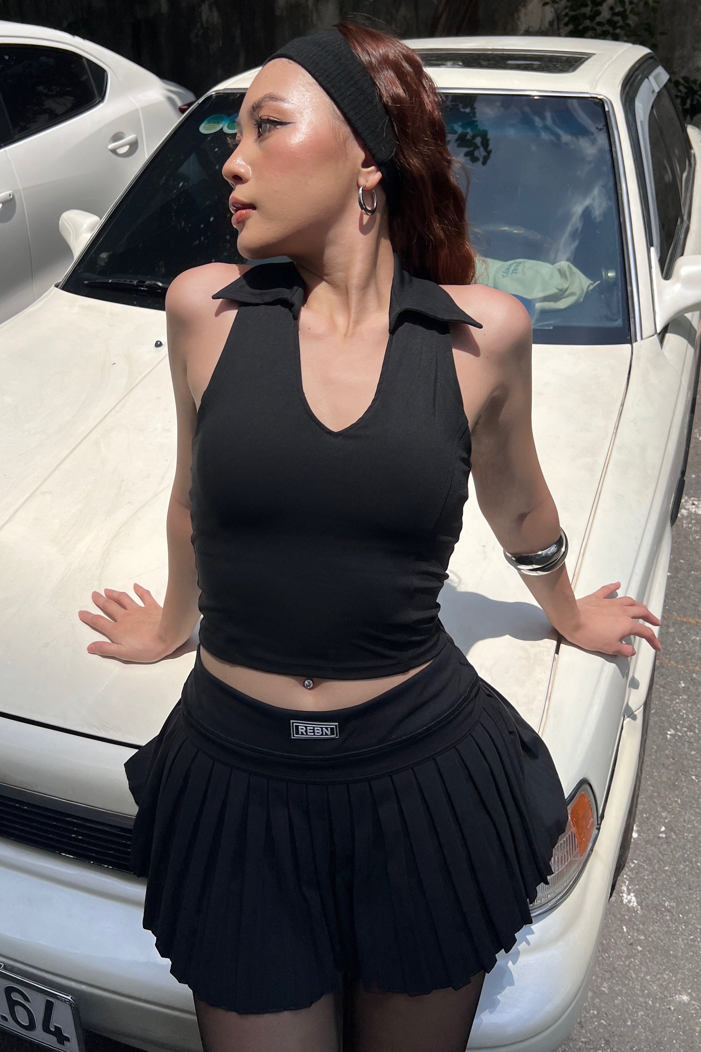 FANCY Collar Top - LuxFit