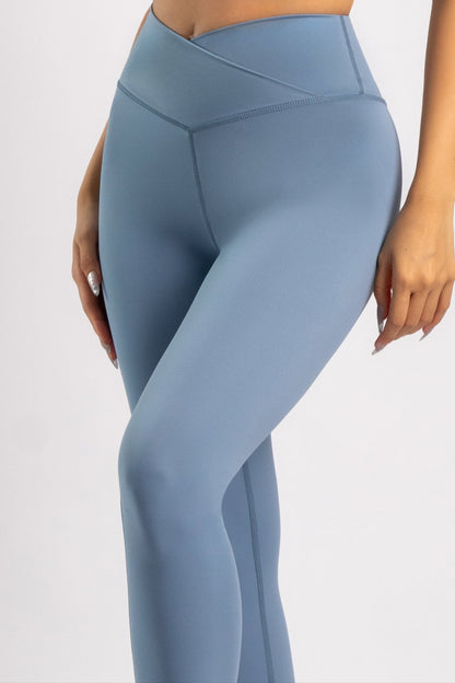 LuxFit V-Waist Crossover High Rise Leggings