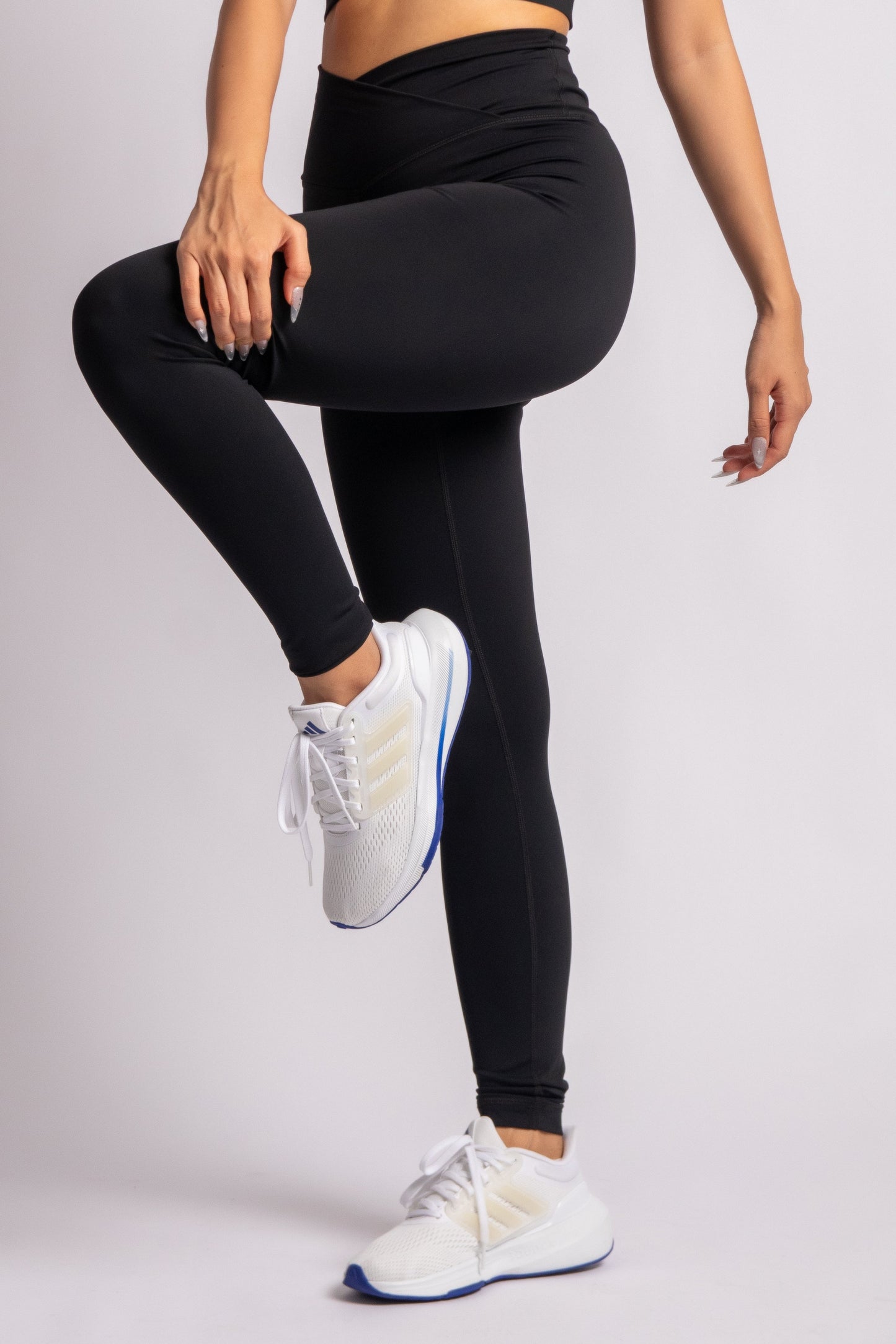 LuxFit V-Waist Crossover High Rise Leggings