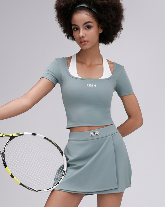 Courtside Luxfit Tennis Top