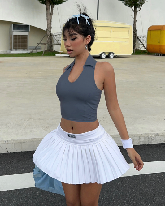 FANCY Collar Top - LuxFit