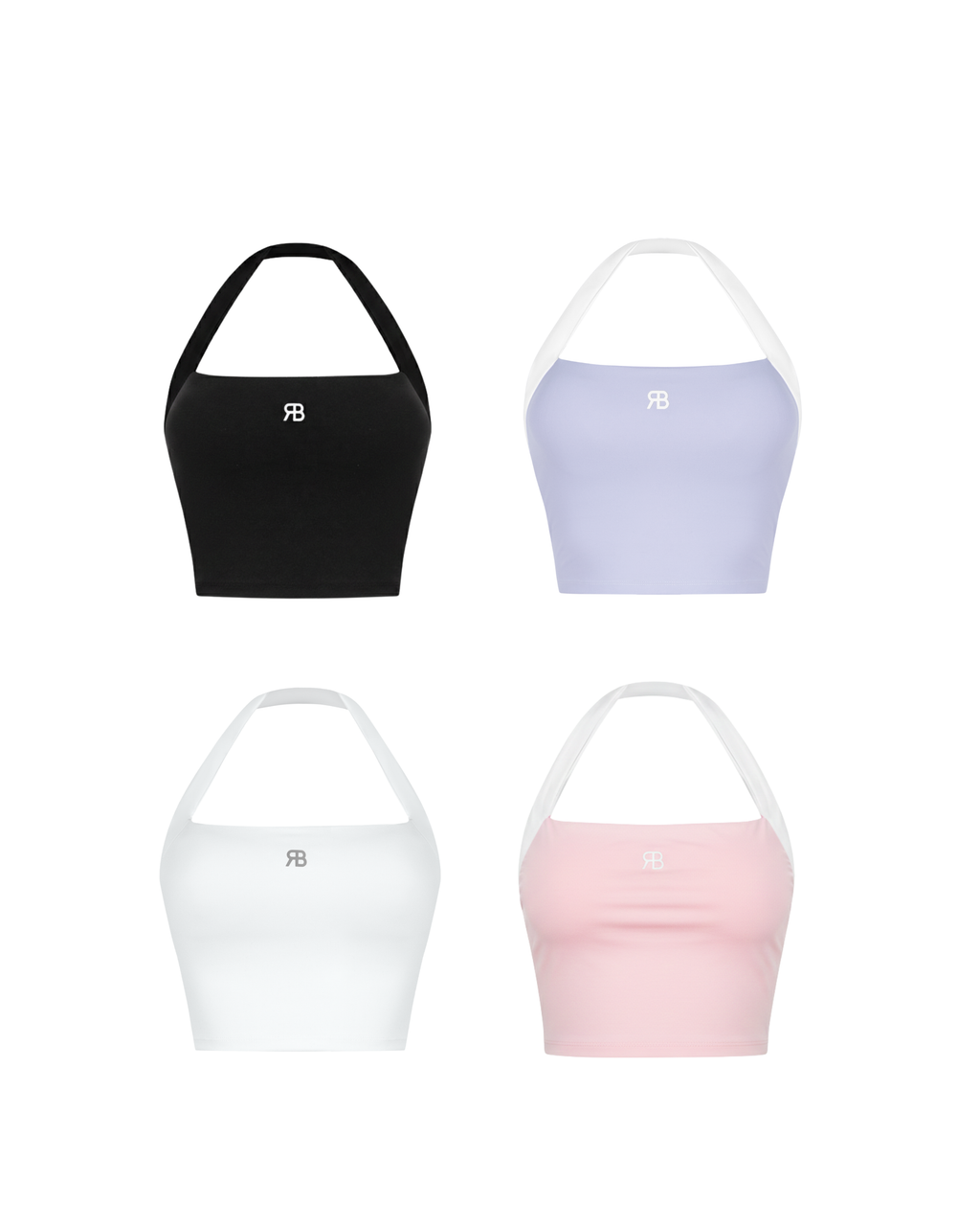 REBN BLAIR HALTER CROP TOP – LUXFIT
