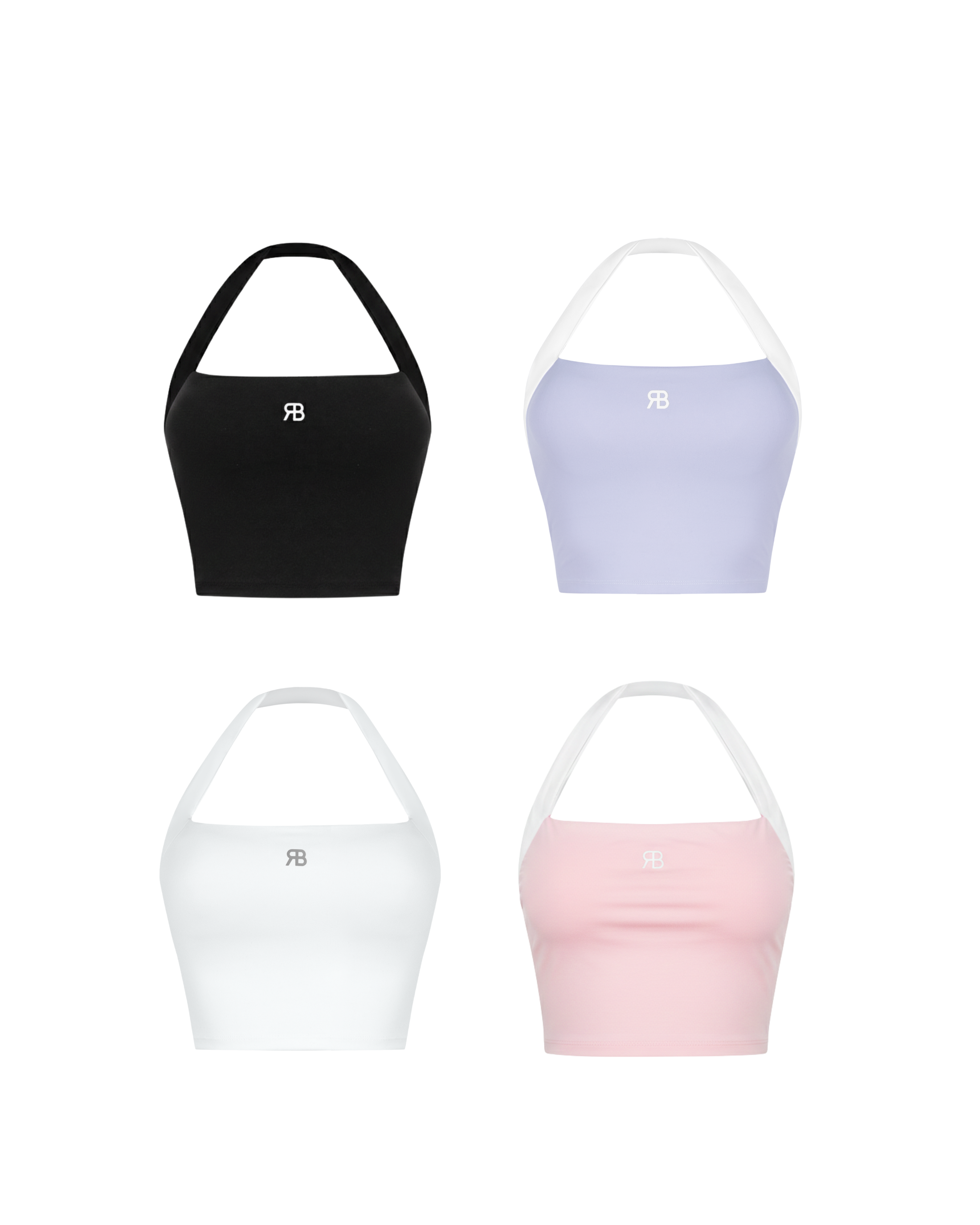 REBN BLAIR HALTER CROP TOP – LUXFIT