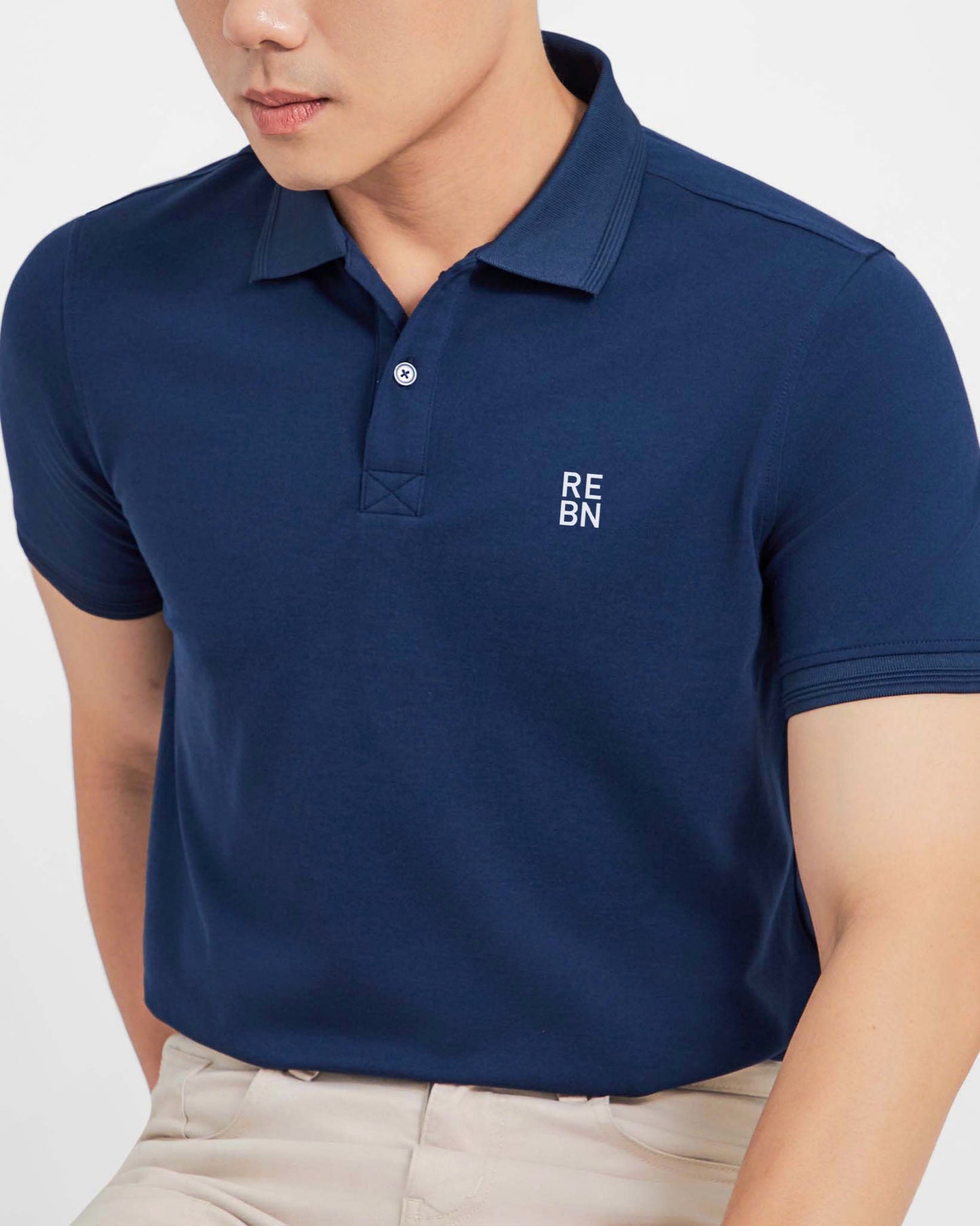 REBN Basic SlimFit Polo